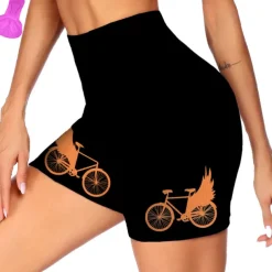 Women's Cycling Road Shorts Cycling Shorts Bike Shorts Bike Shorts Pants Mountain Bike MTB Road Bike Cycling Sports Graphic 3D Pad Fast Dry Breathable Soft Black Yellow Spandex Clothing Apparel Bike