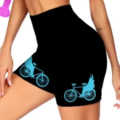 Women's Cycling Road Shorts Cycling Shorts Bike Shorts Bike Shorts Pants Mountain Bike MTB Road Bike Cycling Sports Graphic 3D Pad Fast Dry Breathable Soft Black Yellow Spandex Clothing Apparel Bike