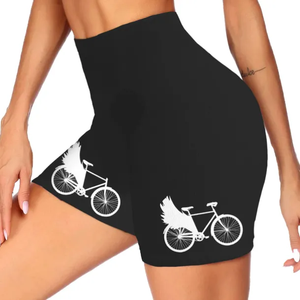 Women's Cycling Road Shorts Cycling Shorts Bike Shorts Bike Shorts Pants Mountain Bike MTB Road Bike Cycling Sports Graphic 3D Pad Fast Dry Breathable Soft Black Yellow Spandex Clothing Apparel Bike