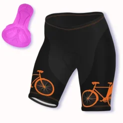 Women's Cycling Road Shorts Cycling Shorts Bike Shorts Bike Shorts Pants Mountain Bike MTB Road Bike Cycling Sports Graphic 3D Pad Fast Dry Breathable Soft Black Yellow Spandex Clothing Apparel Bike