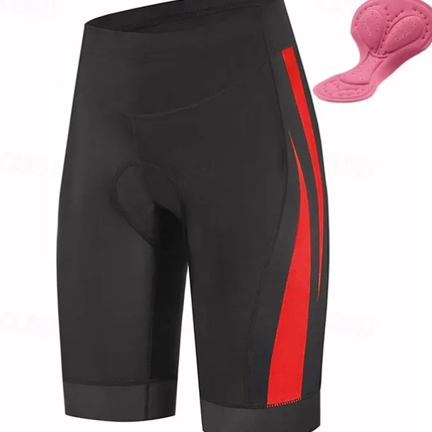 Women's Cycling Shorts Bike Shorts Bike Padded Shorts / Chamois Bottoms Mountain Bike MTB Road Bike Cycling Sports Graphic 3D Pad Breathable Quick Dry Moisture Wicking Yellow Pink Spandex Clothing