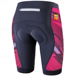 Women's Cycling Shorts Bike Padded Shorts / Chamois Bottoms Mountain Bike MTB Road Bike Cycling Sports Graphic 3D Pad Breathable Quick Dry Moisture Wicking Pink Blue Spandex Clothing Apparel Bike Wear
