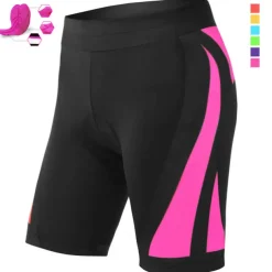Women's Cycling Shorts Bike Padded Shorts / Chamois Bottoms Mountain Bike MTB Road Bike Cycling Sports Patchwork 3D Pad Breathable Quick Dry Moisture Wicking Black Pink Spandex Clothing Apparel Bike