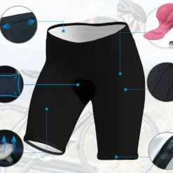 Women's Cycling Shorts Bike Padded Shorts / Chamois Bottoms Mountain Bike MTB Road Bike Cycling Sports Patchwork 3D Pad Breathable Quick Dry Moisture Wicking Black Pink Spandex Clothing Apparel Bike