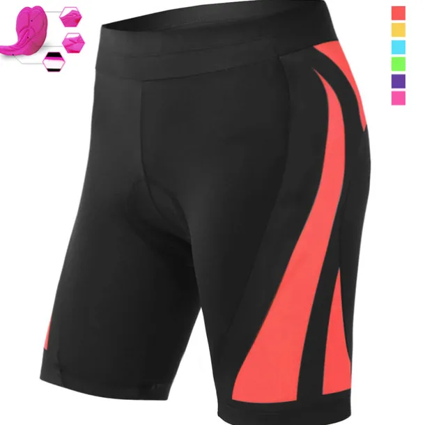 Women's Cycling Shorts Bike Padded Shorts / Chamois Bottoms Mountain Bike MTB Road Bike Cycling Sports Patchwork 3D Pad Breathable Quick Dry Moisture Wicking Black Pink Spandex Clothing Apparel Bike