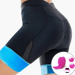 Women's Cycling Shorts Bike Padded Shorts / Chamois Bottoms Mountain Bike MTB Road Bike Cycling Sports Patchwork 3D Pad Breathable Quick Dry Moisture Wicking Black White Spandex Clothing Apparel Bike