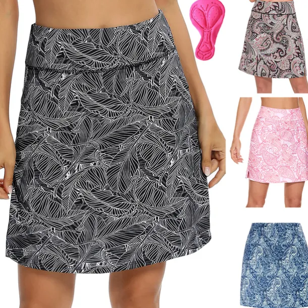 Women's Cycling Skort Skirt Bike Skirt Bottoms Mountain Bike MTB Road Bike Cycling Sports 3D Pad Cycling Breathable Quick Dry Black Pink Spandex Clothing Apparel Bike Wear