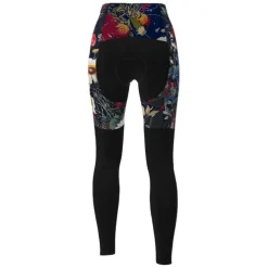Women's Cycling Tights Bike Pants Tights Mountain Bike MTB Road Bike Cycling Sports Graphic Floral Botanical Ugly Christmas Thermal Warm 3D Pad Breathable Quick Dry Black Red Clothing Apparel Bike