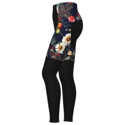 Women's Cycling Tights Bike Pants Tights Mountain Bike MTB Road Bike Cycling Sports Graphic Floral Botanical Ugly Christmas Thermal Warm 3D Pad Breathable Quick Dry Black Red Clothing Apparel Bike