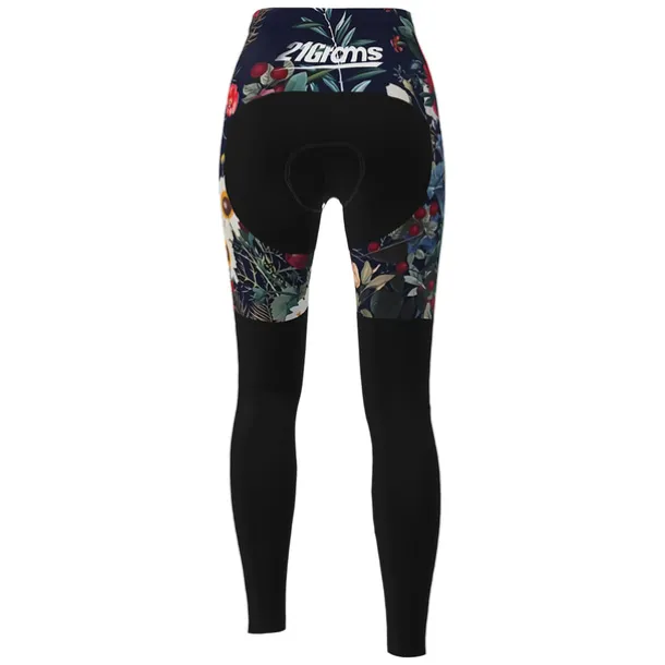 Women's Cycling Tights Bike Pants Tights Mountain Bike MTB Road Bike Cycling Sports Graphic Floral Botanical Ugly Christmas Thermal Warm 3D Pad Breathable Quick Dry Black Red Clothing Apparel Bike