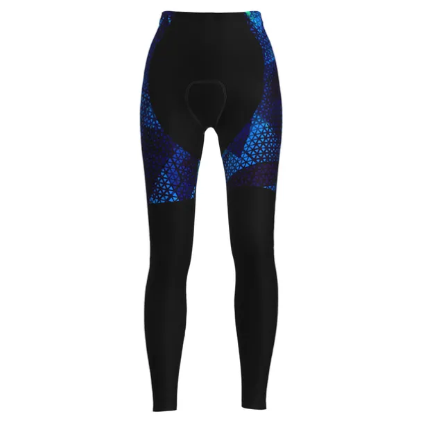 Women's Cycling Tights Bike Pants Tights Mountain Bike MTB Road Bike Cycling Sports Graphic Thermal Warm 3D Pad Warm Breathable Yellow Red Clothing Apparel Bike Wear