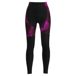 Women's Cycling Tights Bike Pants Tights Mountain Bike MTB Road Bike Cycling Sports Graphic Thermal Warm 3D Pad Warm Breathable Yellow Red Clothing Apparel Bike Wear