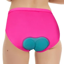 Women's Cycling Underwear Bike Underwear Shorts Padded Shorts / Chamois Mountain Bike MTB Road Bike Cycling Sports 3D Pad Breathable Quick Dry Moisture Wicking Dark Pink Black Spandex