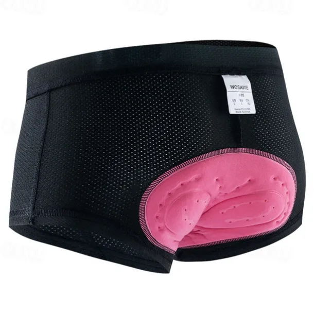 Women's Cycling Underwear Shorts Bike Shorts 3D Padded Shorts Bike Padded Shorts / Chamois Bottoms Mountain Bike MTB Road Bike Cycling Sports 3D Pad Breathable Quick Dry Lightweight Black Pink