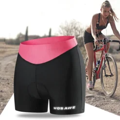 Women's Cycling Underwear Cycling Padded Shorts Summer Polyester Bike Underwear Shorts Padded Shorts / Chamois 3D Pad Quick Dry Moisture Wicking Sports Patchwork Black / Pink / Black+White Mountain