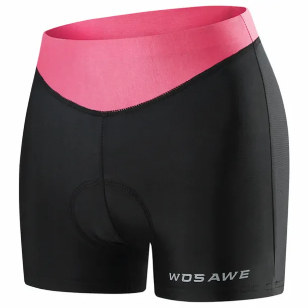 Women's Cycling Underwear Cycling Padded Shorts Summer Polyester Bike Underwear Shorts Padded Shorts / Chamois 3D Pad Quick Dry Moisture Wicking Sports Patchwork Black / Pink / Black+White Mountain