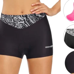 Women's Cycling Underwear Cycling Padded Shorts Summer Polyester Bike Underwear Shorts Padded Shorts / Chamois 3D Pad Quick Dry Moisture Wicking Sports Patchwork Black / Pink / Black+White Mountain