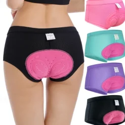 Women's Cycling Underwear Shorts Bike Shorts 3D Padded Shorts Bike Padded Shorts / Chamois Bottoms Mountain Bike MTB Road Bike Cycling Sports 3D Pad Breathable Quick Dry Lightweight Black Pink