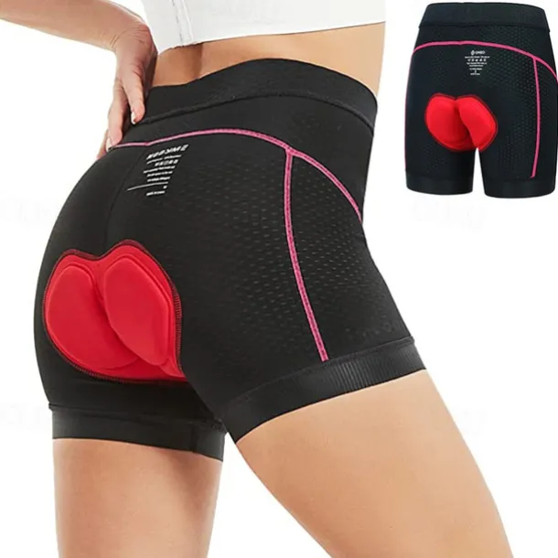 Women's Cycling Underwear Shorts Bike Shorts 3D Padded Shorts Bike Padded Shorts / Chamois Bottoms Mountain Bike MTB Road Bike Cycling Sports 3D Pad Breathable Quick Dry Lightweight Black Blue Spandex