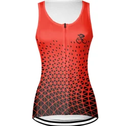 Women's Cycling Vest Cycling Jersey Graphic Geometic Sleeveless Bike Vest / Gilet Jersey Top with 3 Rear Pockets Mountain Bike MTB Road Bike Cycling Quick Dry Back Pocket Moisture Wicking Breathable