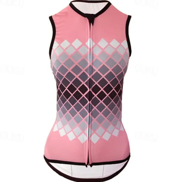 Women's Cycling Vest Cycling Jersey Gradient Sleeveless Bike Vest / Gilet Jersey Top with 3 Rear Pockets Mountain Bike MTB Road Bike Cycling Quick Dry Back Pocket Moisture Wicking Breathable Sports
