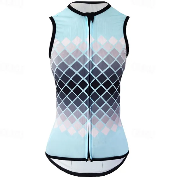 Women's Cycling Vest Cycling Jersey Gradient Sleeveless Bike Vest / Gilet Jersey Top with 3 Rear Pockets Mountain Bike MTB Road Bike Cycling Quick Dry Back Pocket Moisture Wicking Breathable Sports