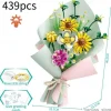 Women's Day Gifts Blocks LED Flowers Rose Building Block Lamp Bouquet Small Particles Compatible With Assembled Flower Holiday Gift Rose Series Toys R231208 Mother's Day Gifts for MoM
