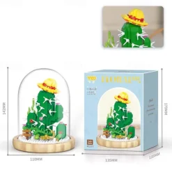 Women's Day Gifts Building blocks flower pots roses and assembly of immortal flowers DIY small particle building blocks creative desktop decoration toys Mother's Day Gifts for MoM
