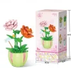 Women's Day Gifts Compatible With Puzzle Assembly Toys Small Particle Building Blocks Flowers Meat Potted Plants Bouquet Decorations Girls' Gifts Mother's Day Gifts for MoM