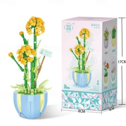 Women's Day Gifts Compatible With Puzzle Assembly Toys Small Particle Building Blocks Flowers Meat Potted Plants Bouquet Decorations Girls' Gifts Mother's Day Gifts for MoM