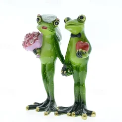 Women's Day Gifts Creative And Cute Nordic Garden Home Decoration Couple Frog Resin Craft Decorations Wedding And Valentine's Day Gifts Mother's Day Gifts for MoM