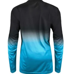 Women's Downhill Jersey Long Sleeve Mountain Bike MTB Road Bike Cycling Blue Purple Rose Red Gradient Wolf Bike Breathable Quick Dry Sports Gradient Wolf Clothing Apparel