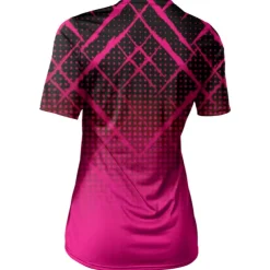 Women's Downhill Jersey Short Sleeve Yellow Pink Red Graphic Bike Breathable Quick Dry Sports Graphic Geometic Clothing Apparel