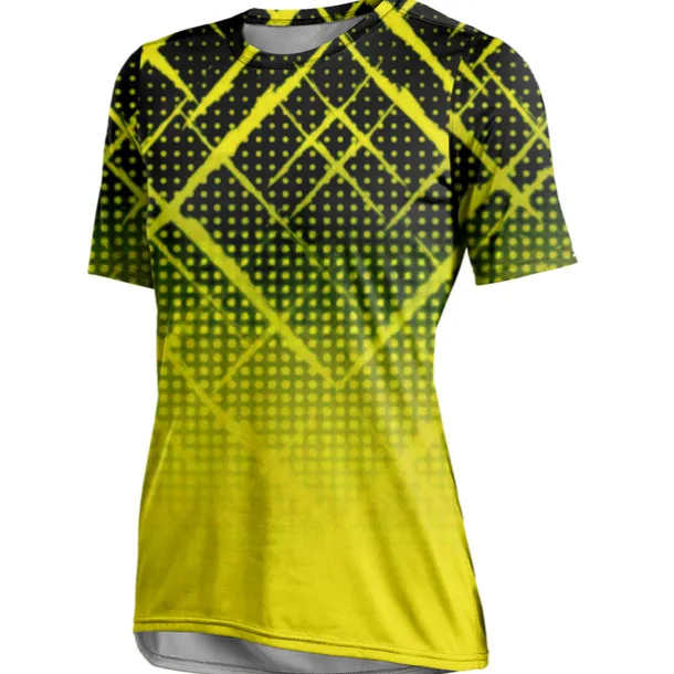 Women's Downhill Jersey Short Sleeve Yellow Pink Red Graphic Bike Breathable Quick Dry Sports Graphic Geometic Clothing Apparel