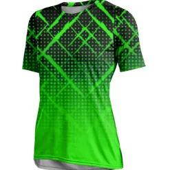 Women's Downhill Jersey Short Sleeve Yellow Pink Red Graphic Bike Breathable Quick Dry Sports Graphic Geometic Clothing Apparel