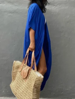 Women's Dressy Dusters Dressy Jackets Vacation Outdoor clothing Holiday Summer Spring Fall Coat Regular Fit Comfy Outdoor Swimming Sports Vacation Holiday Modern Jacket Pure Color Lace up Pleated