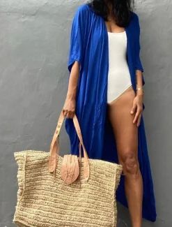 Women's Dressy Dusters Dressy Jackets Vacation Outdoor clothing Holiday Summer Spring Fall Coat Regular Fit Comfy Outdoor Swimming Sports Vacation Holiday Modern Jacket Pure Color Lace up Pleated