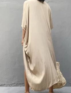 Women's Dressy Dusters Dressy Jackets Vacation Outdoor clothing Holiday Summer Spring Fall Coat Regular Fit Comfy Outdoor Swimming Sports Vacation Holiday Modern Jacket Pure Color Lace up Pleated