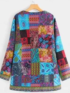 Women's Dressy Dusters Dressy Jackets Casual Jacket Spring Fall Winter Regular Coat Regular Fit Comfortable Casual / Daily Fashion Jacket Long Sleeve Print Solid Color Plain Adjustable Pink