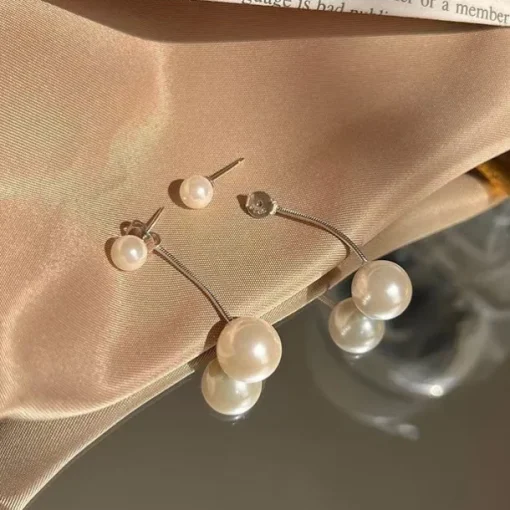 Women's Drop Earrings Classic Blessed Imitation Pearl Earrings Jewelry Silver / Gold For Wedding Halloween Daily Prom Festival