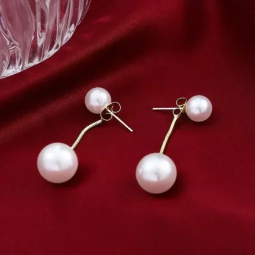 Women's Drop Earrings Classic Blessed Imitation Pearl Earrings Jewelry Silver / Gold For Wedding Halloween Daily Prom Festival