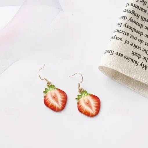 Women's Earrings Fancy Joy Stylish Luxury Earrings Jewelry Burgundy For Party