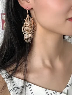 Women's Earrings Fashion Outdoor Leaf Earring
