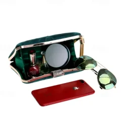 Women's Elegant Satin Evening Clutch with Tassel and Rhinestone Closure – Perfect for Weddings and Parties