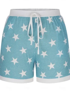 Women's EU / US Size Pajamas Track Pants Baggy Shorts Athleisure Athletic Short Medium Waist Star Pocket Printing Basic Outdoor Comfortable Sports Micro-elastic Casual Sports claret Spring Grass