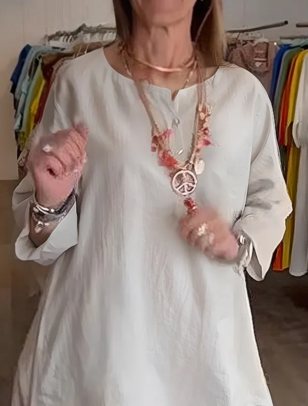 Women's Fashion Streetwear Daily Shirt Cotton Linen Sets Two Piece Sets Wide Leg Pants Long Sleeve V Neck Plain Casual Daily Black White Blue Summer Regular Fit