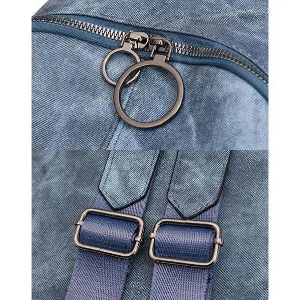 Women's Faux Leather Convertible Backpack in Brown with Adjustable Straps, Multiple Carrying Styles, and Zipper Pockets – Ideal for Travel, Work, and Everyday Use