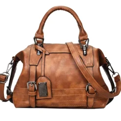 Women's Faux Leather Satchel Handbag - Perfect for Daily Use, Work, and Travel
