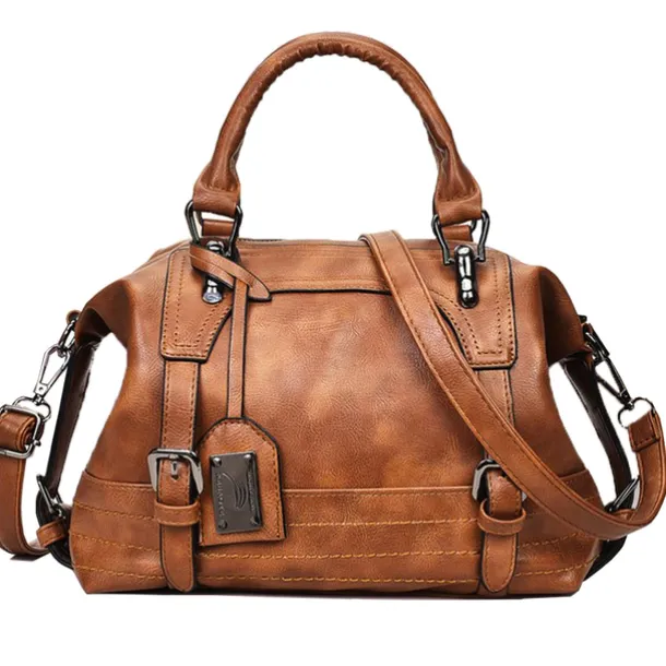 Women's Faux Leather Satchel Handbag - Perfect for Daily Use, Work, and Travel