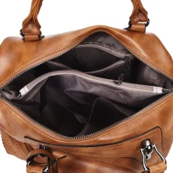 Women's Faux Leather Satchel Handbag - Perfect for Daily Use, Work, and Travel